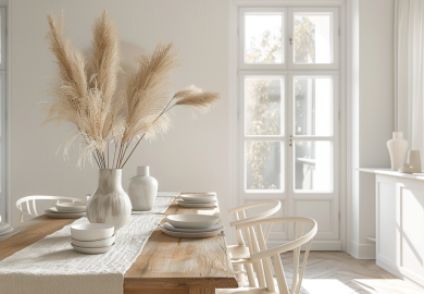 Poradnik: Jak urządzić jadalnię w stylu skandynawskim z naturalnymi dodatkami?