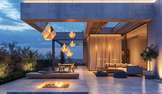 Jak urządzić taras w stylu minimalistycznym z eleganckimi lampami?