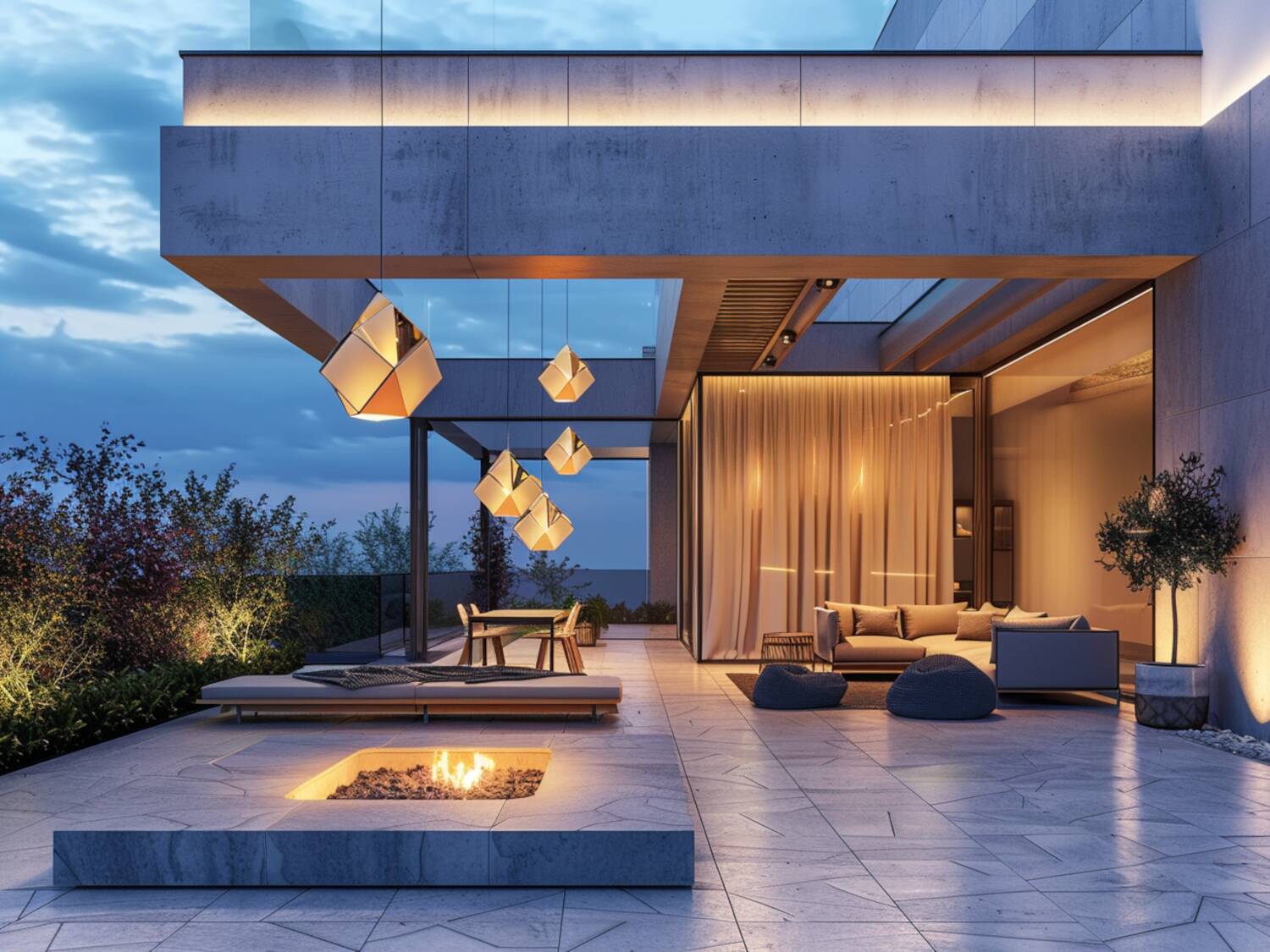 Jak urządzić taras w stylu minimalistycznym z eleganckimi lampami?