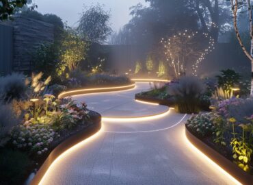 Poradnik: jakie oświetlenie LED wybrać do ogrodów o nieregularnym kształcie?