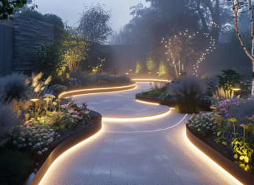 Poradnik: jakie oświetlenie LED wybrać do ogrodów o nieregularnym kształcie?