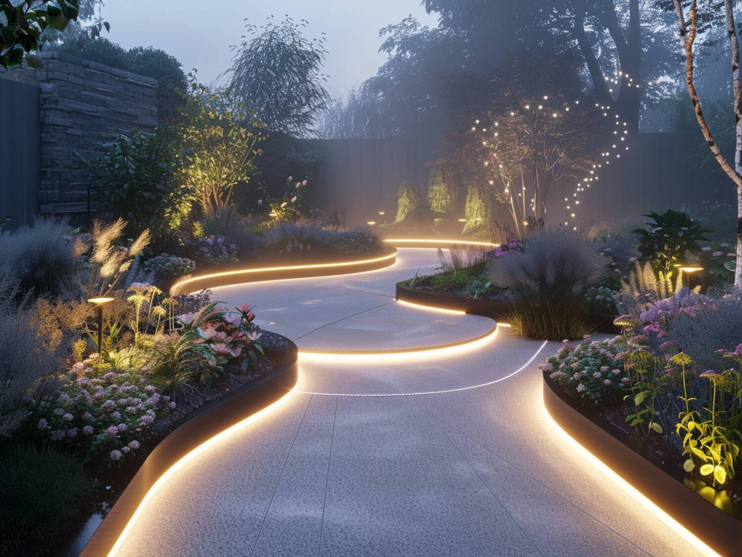 Poradnik: jakie oświetlenie LED wybrać do ogrodów o nieregularnym kształcie?