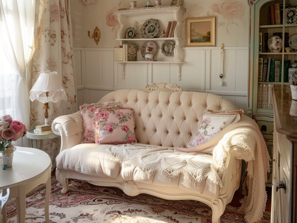 10 inspiracji na urządzenie salonu w stylu vintage z jasnymi kolorami
