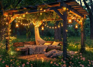 Jakie lampy ogrodowe najlepiej podkreślą piękno altan w stylu rustykalnym?