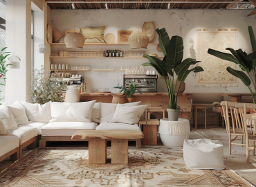 Jakie są najważniejsze cechy mebli w stylu boho do kawiarni?