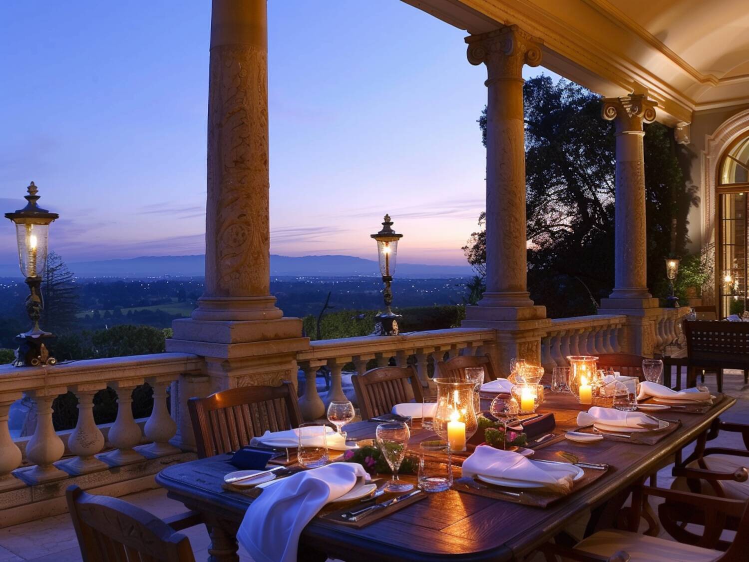 Jak zaaranżować taras w stylu klasycznym z dodatkowymi lampami solarnymi?