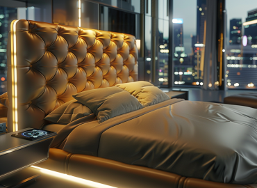 Łóżka kontynentalne z regulacją wysokości – nowoczesne rozwiązania dla komfortu snu.