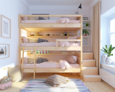 Ranking: Najlepsze łóżka piętrowe wykonane z drewna z recyklingu na 2025 rok.
