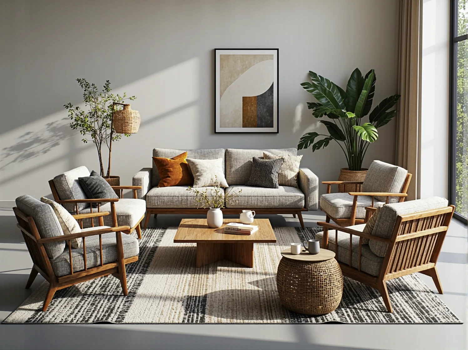 Przestronne biurko do pracy wspólnej w coworkingu wspierające kreatywność i współpracę.