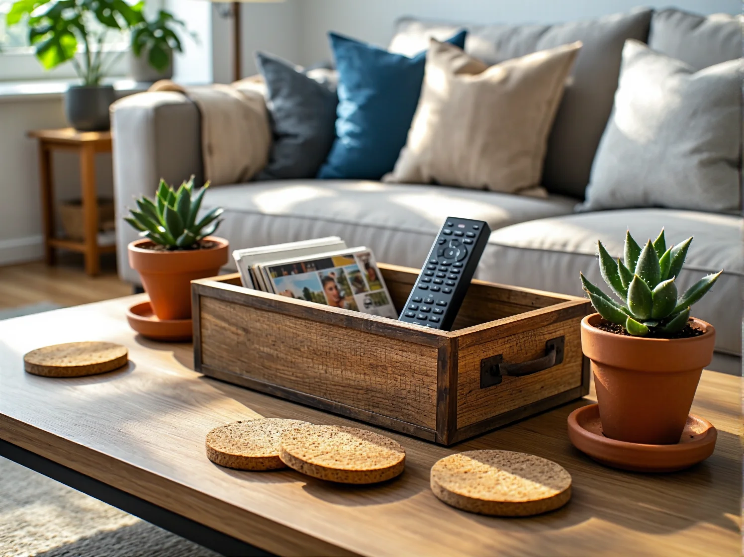 Dekoracje ścienne i ozdoby w duchu zero waste do salonu z odzysku.