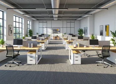 Poradnik: Jak dopasować ergonomiczne biurka do przestrzeni open space?