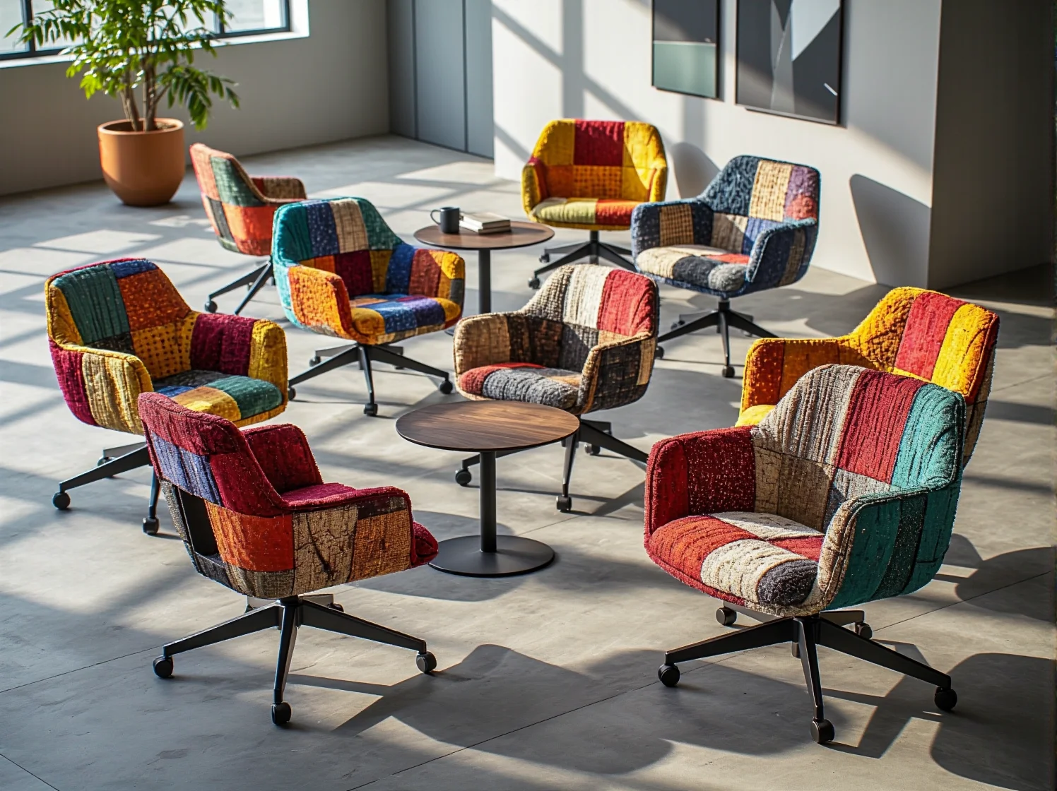 Stylowe krzesło z drewna z odzysku, idealne do jadalni w stylu eko-minimalizmu.