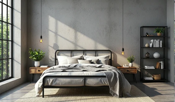 Jakie lampy wiszące najlepiej sprawdzą się w sypialniach w stylu industrialnym?