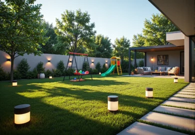 Lampy ogrodowe w strefach rekreacyjnych dla dzieci – jak stworzyć bezpieczny i magiczny ogród?