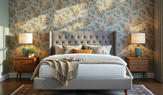 Łóżka kontynentalne w sypialniach w stylu retro – jakie modele są najpopularniejsze?