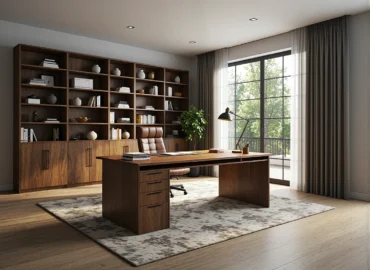 Poradnik: Jak urządzić biuro w domu z wykorzystaniem luksusowych mebli?