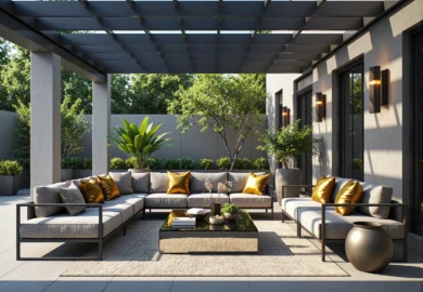 Poradnik: Jak wybrać meble outdoorowe w stylu glamour na taras?