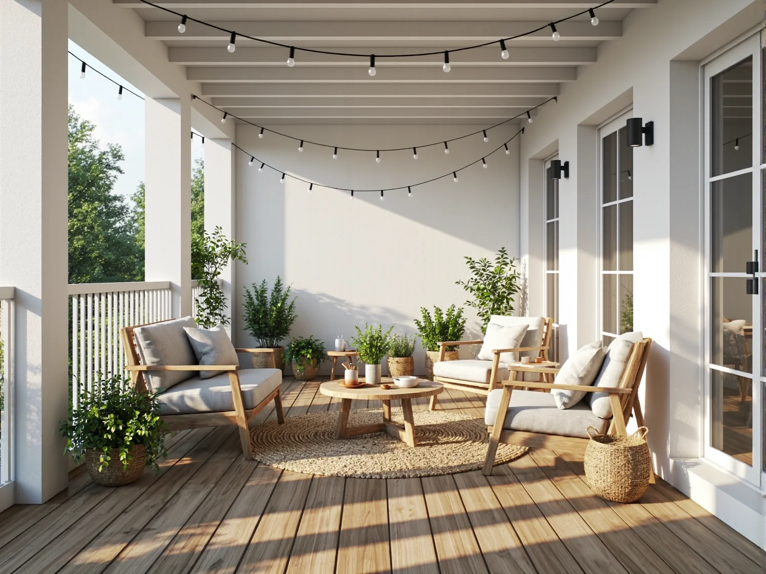 Poradnik: Jak urządzić balkon w bloku w stylu skandynawskim?