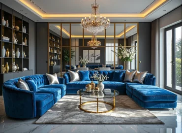 Jakie materiały najlepiej pasują do wnętrz glamour? Elegancja, blask i luksus w Twoim domu