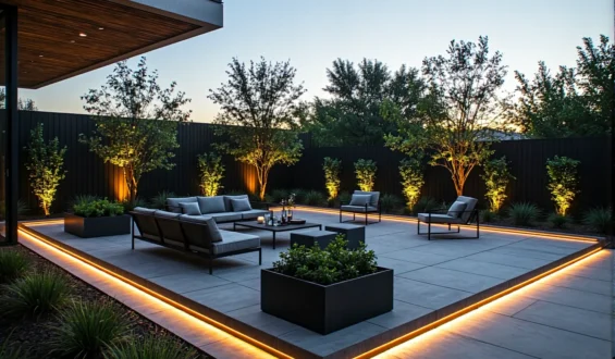 Poradnik: jakie oświetlenie LED wybrać do ogrodów w stylu modernistycznym?