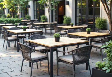 Jakie stoły outdoorowe najlepiej sprawdzają się w przestrzeniach gastronomicznych? Kompletny przewodnik