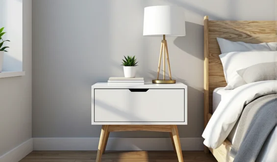 10 inspiracji na odnawianie szafek nocnych w stylu skandynawskim