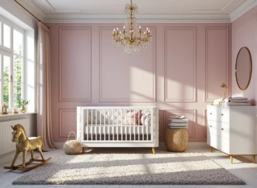 Poradnik: Jak urządzić pokój dla niemowlaka w stylu glamour?
