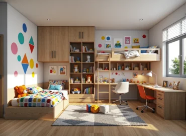 Wspólny pokój dla rodzeństwa w różnym wieku – jak mądrze dobrać meble?