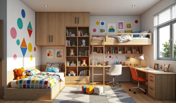 Wspólny pokój dla rodzeństwa w różnym wieku – jak mądrze dobrać meble?