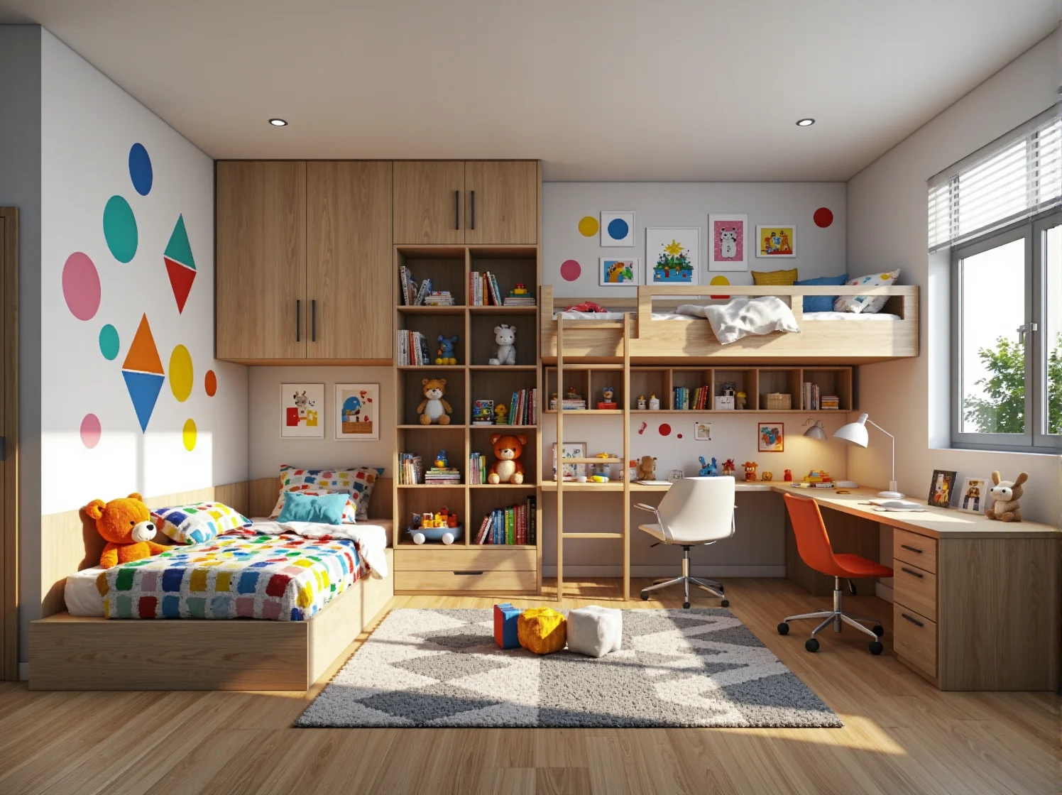 Wspólny pokój dla rodzeństwa w różnym wieku – jak mądrze dobrać meble?