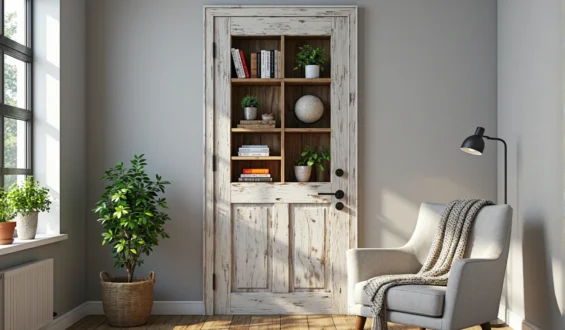 Poradnik: Jak stworzyć regał ze starych drzwi?