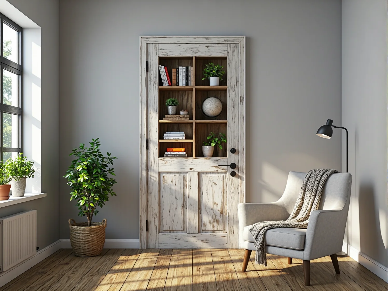 Poradnik: Jak stworzyć regał ze starych drzwi?