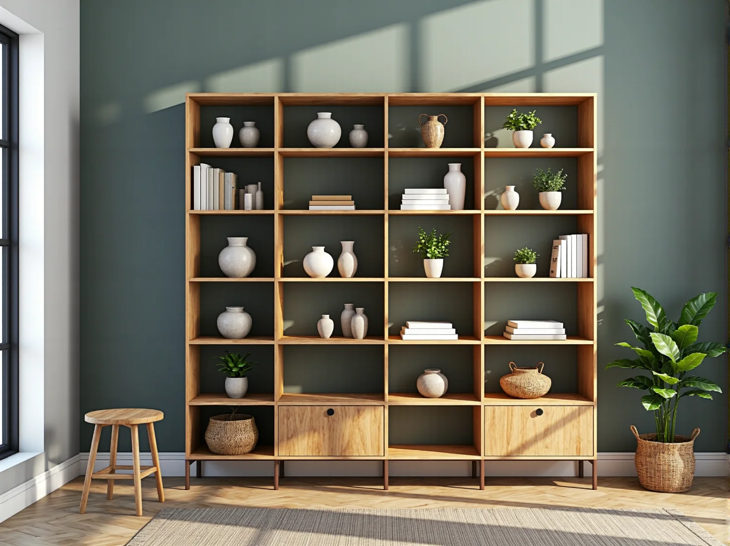 Szara sofa obita naturalną tkaniną lnianą – ekologiczne tekstylia w stylu scandi