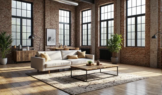 Poradnik: Jak dopasować meble skandynawskie do wnętrz industrialnych?