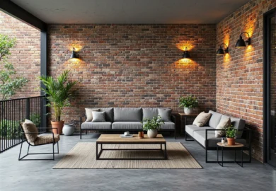 Jak urządzić taras w stylu industrialnym z eleganckimi lampami elewacyjnymi?