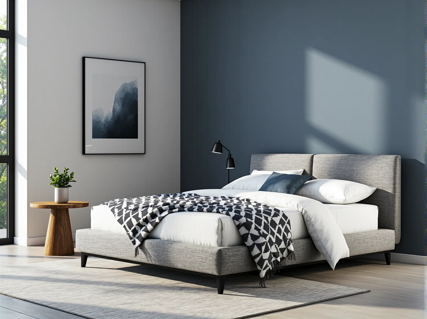 Osoba śpiąca na materacu antybakteryjnym, który gwarantuje zdrowy odpoczynek bez alergenów.